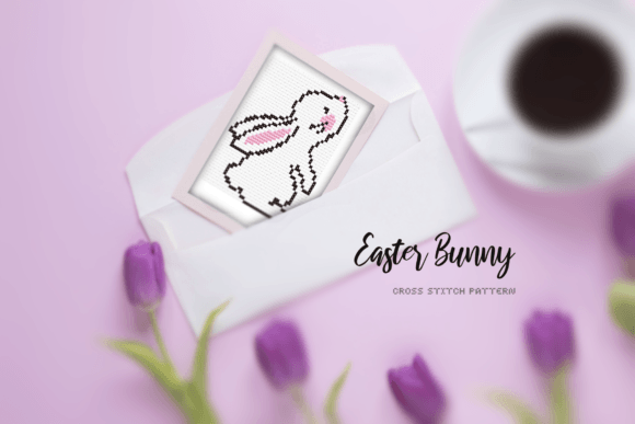 Easter Bunny Cross Stitch Pattern 2