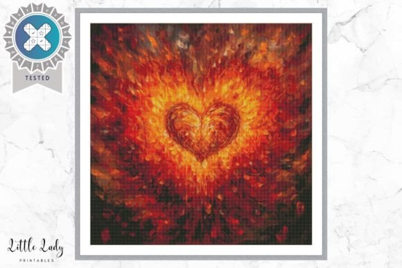 Heart Cross Stitch Pattern PDF Review