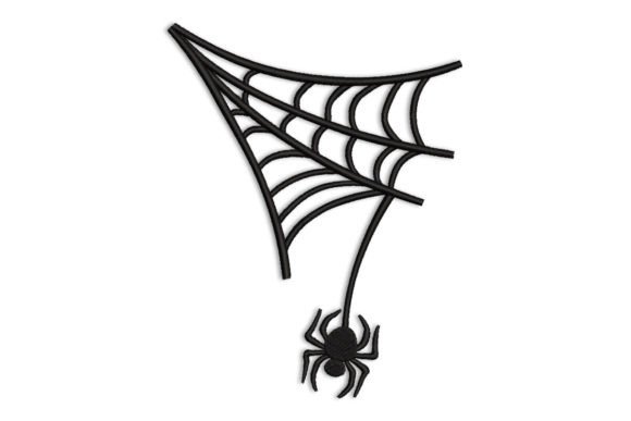 Spider Web: A Delicate Halloween Embroidery Staple
